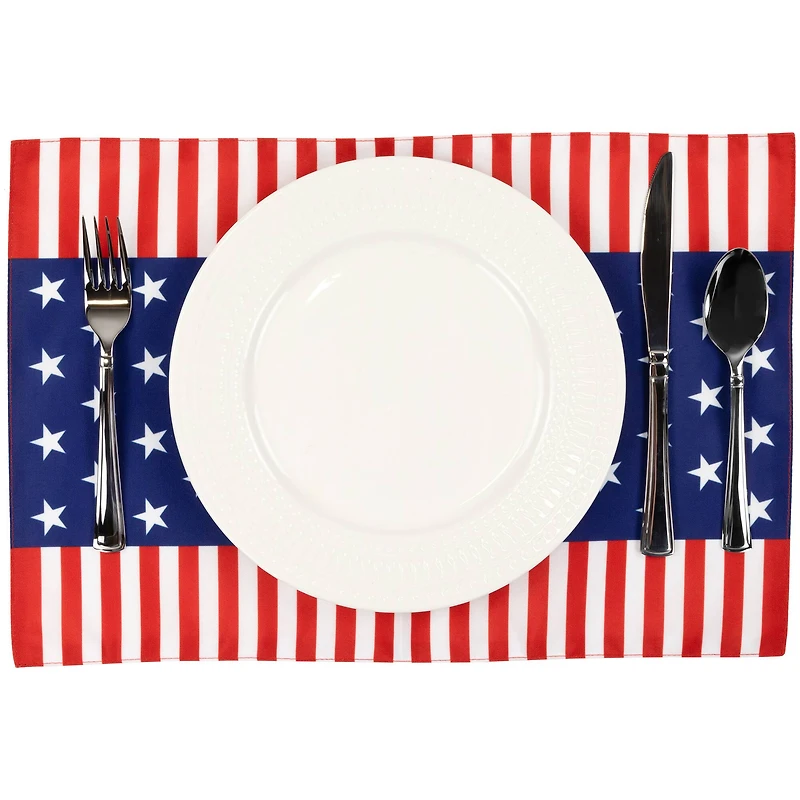 Stars & Stripes Americana Printed Placemats, 4ct.