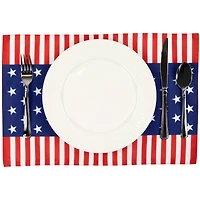 Stars & Stripes Americana Printed Placemats, 4ct.