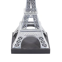 42" Silver Aluminum Eiffel Tower Sculpture