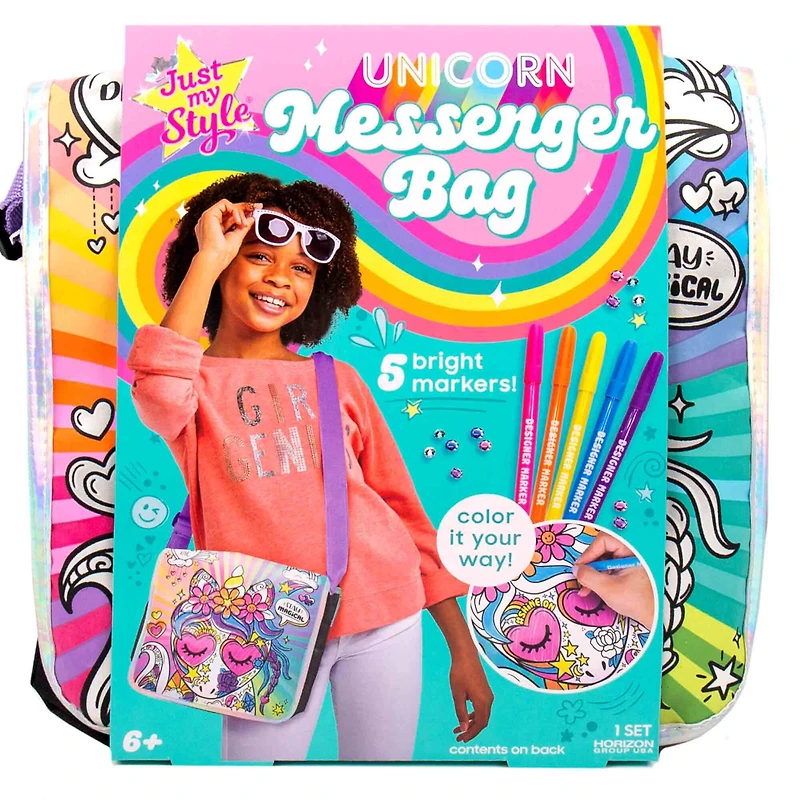 Just My Style® Unicorn Messenger Bag