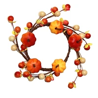 3.25" Inner Diameter Mini Pumpkin Pillar Candle Rings