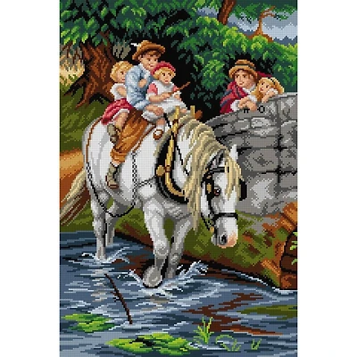 Orchidea Hold Tight Counted Cross Stitch Kit