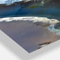 Designart Fashion Mineral Slice XV 3 Panel Large Wall Clock