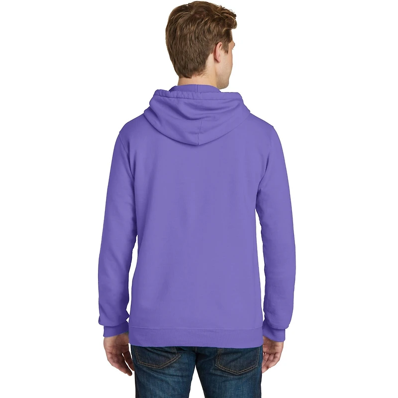 Port & Company® Beach Wash Garment-Dyed Pullover Hooded Adult Sweatshirt