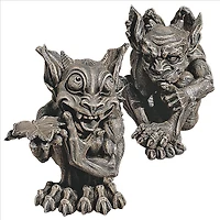 Design Toscano Babble & Whisper The Gothic Gargoyle Sculptures Set