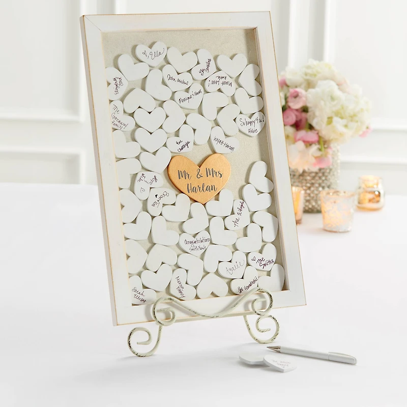 Whitewashed Drop Box Guest Book by Celebrate It™