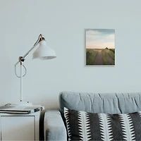 Stupell Industries Subtle Vineyard Landscape with Ombre Skyline Wall Plaque