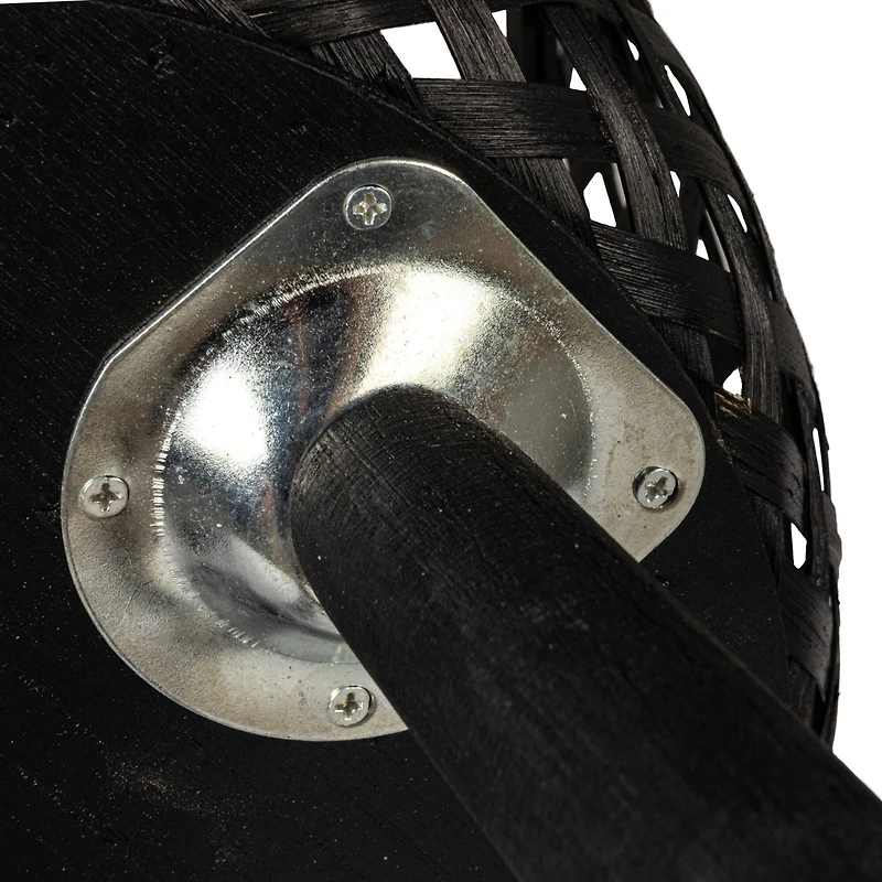 Hello Honey® Black Woven Bamboo Basket Set