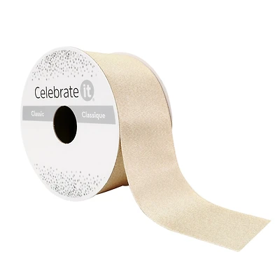 1.5" x 3yd. Metallic Satin Ribbon by Celebrate It®
