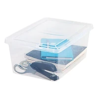 IRIS® 17qt. Clear Snap Top Storage Boxes, 8ct.