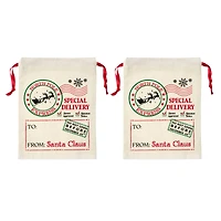 Small Do Not Open Santa Sacks, 2ct. by Celebrate It™