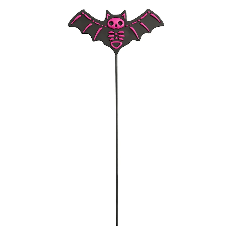 9" Black & Pink Bat Skeleton Pick by Ashland®