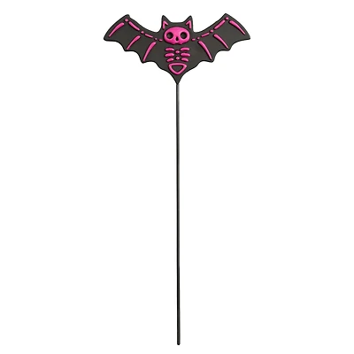 9" Black & Pink Bat Skeleton Pick by Ashland®