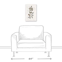 Warm Leaves 12" x 18" Canvas Wall Art