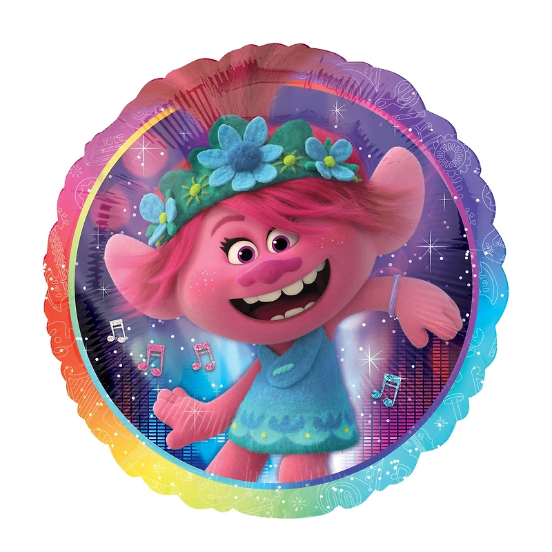 17" Trolls World Tour Foil Balloon