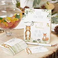 Kate Aspen® Woodland Baby Advice Card & Baby Shower Game Set