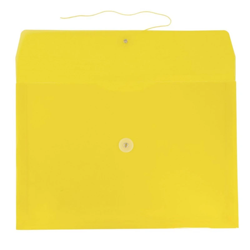 JAM Paper 9.75" x 14.5" Plastic Button & String Tie Closure Envelopes, 6ct.