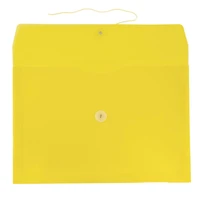 JAM Paper 9.75" x 14.5" Plastic Button & String Tie Closure Envelopes, 6ct.