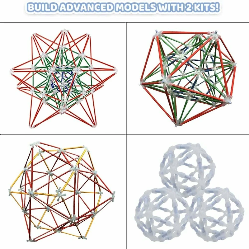 Hape Flexistix Leonardo's Elements Glow-in-the-Dark Building Kit