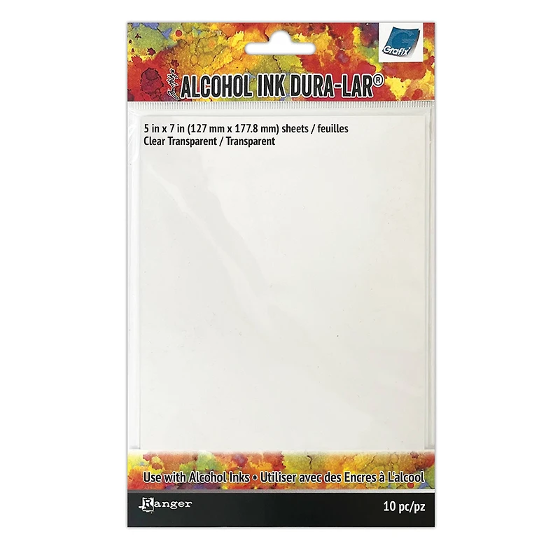 Tim Holtz® Alcohol Ink Dura-Lar® Clear Film, 10ct.