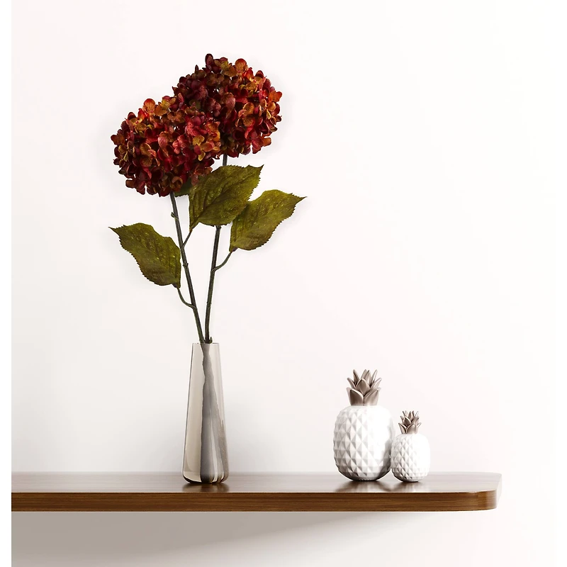 22" Rusty Red Fall Hydrangea Stem, 6ct.
