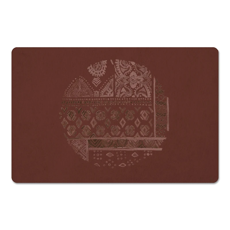 Circle Fall Pattern Floor Mat