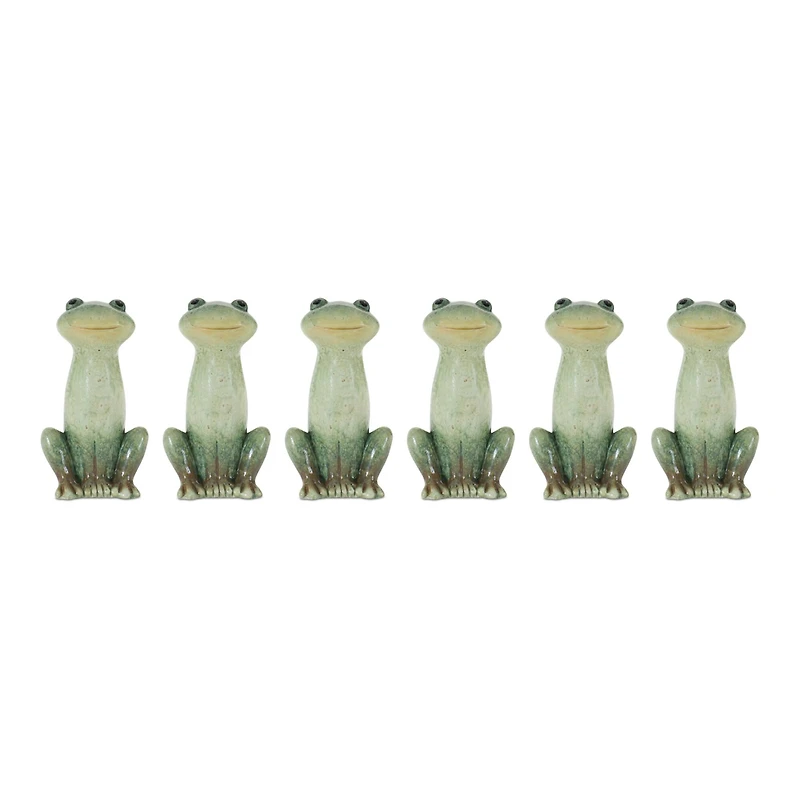 5.5" Garden Frog Figurines, 6ct.
