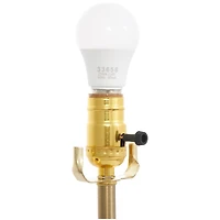 2ft. Gold Metal Inverted Cone Shaped Accent Lamp