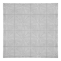 Gray Geo Diamonds Cotton Twill Napkin