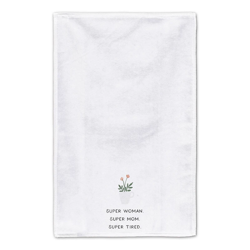 Super Woman, Super Mom, Super Tired Tea Towel Set