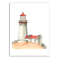 Coastal Lighthouse 12" x 16" Canvas Wall Art