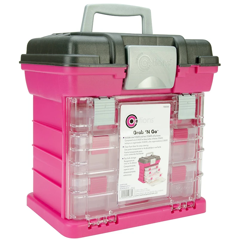 Creative Options® Grab 'N Go Magenta 3-By Rack System