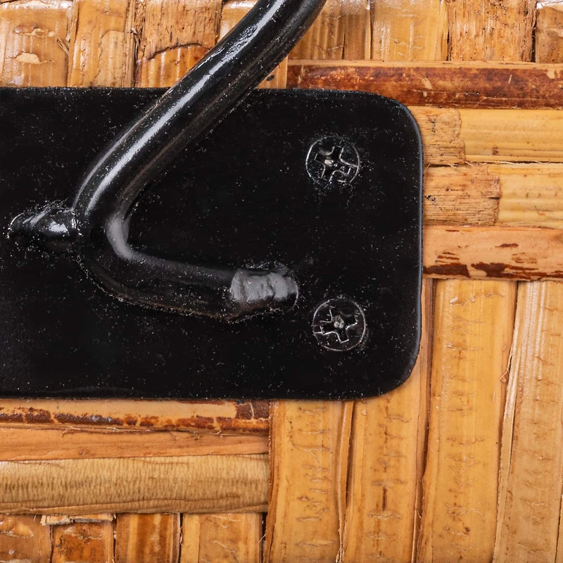 Hello Honey® 3ft. Decorative Rattan Tray with Metal Handles