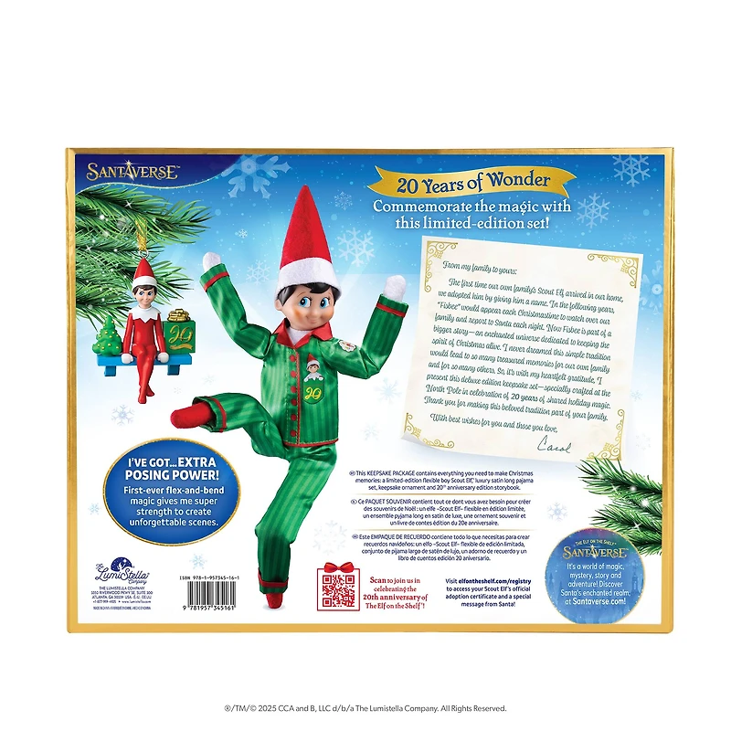 The Elf on the Shelf® A Christmas Tradition Limited 20th Anniversary Edition