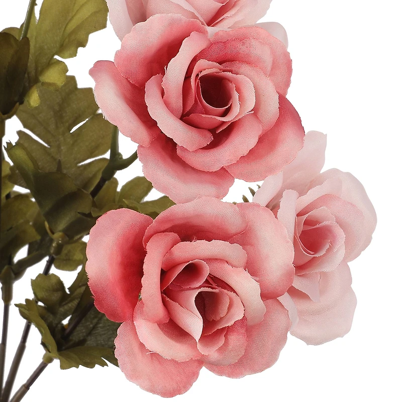 13" Light Pink & Pink Rose Bush by Ashland®