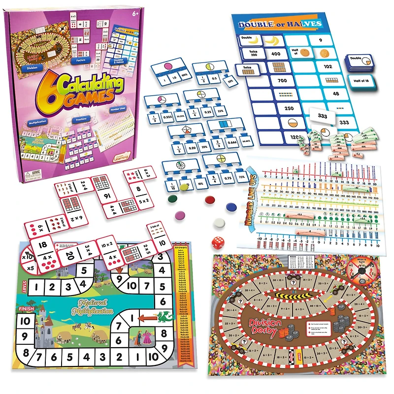 Junior Learning® 6 Calculating Games