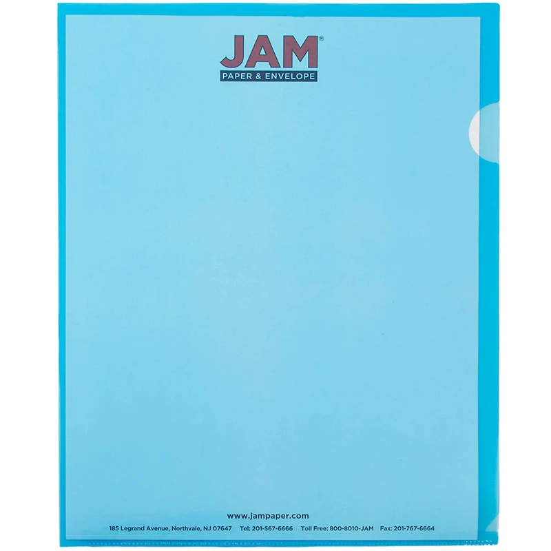 JAM Paper 9" x 11.5" Plastic Sleeve Page Protectors