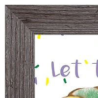 Let Them Eat Cake Western Gray Framed Print