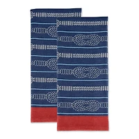 Nauti Knots Jacquard Dishtowel (Set of 2)