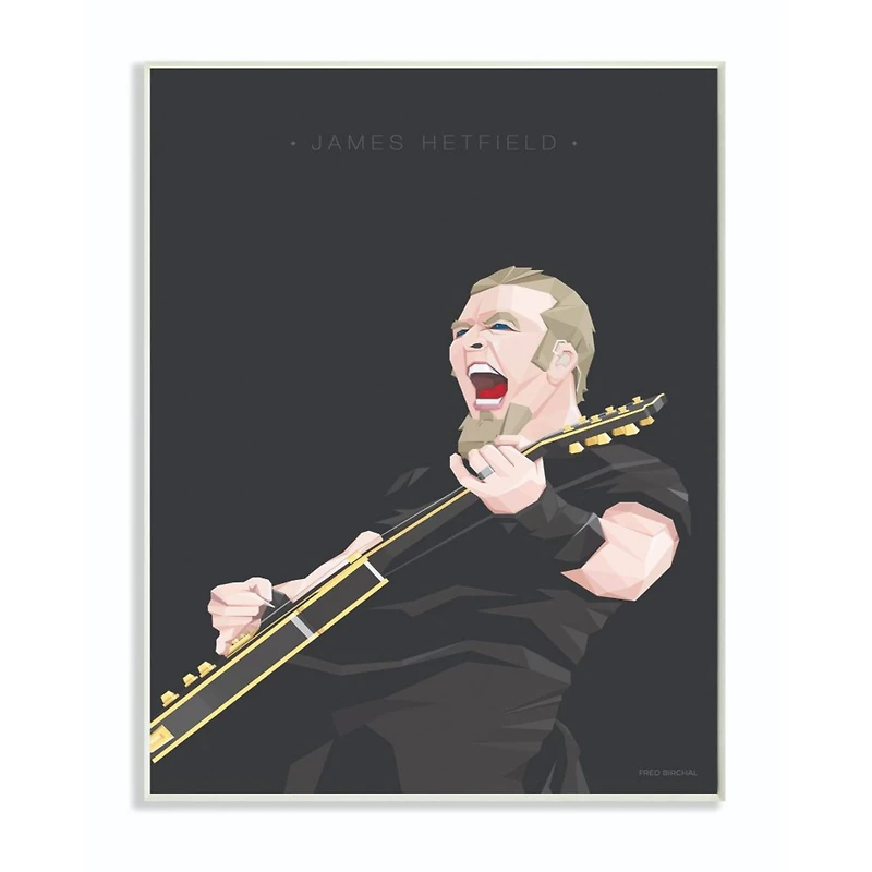 Stupell Industries James Hetfield Fashion Design Wall Plaque