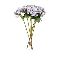 32" Purple Hydrangea Artificial Flower Stem, 8ct.