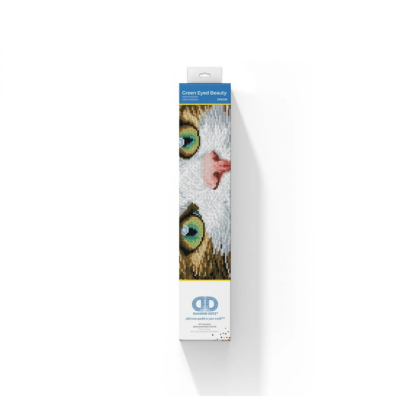 Diamond Dotz® Green Eyed Beauty Diamond Painting Artwork Kit