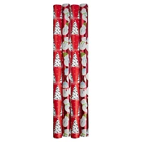 JAM Paper Holly Jolly Gift Wrap Set, 4ct.