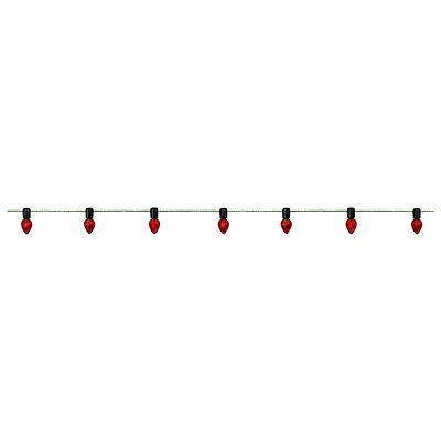 Mini Red Bulb Garland by Ashland®