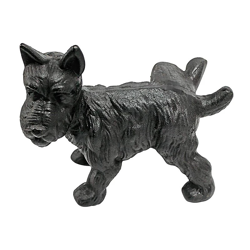 Design Toscano 7" Naughty Scotty Dog Die-Cast Iron Bookend & Doorstop