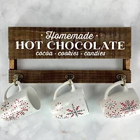 ArtSkills® 16" Medium Rustic Wood Plaque with Hooks, 3ct.