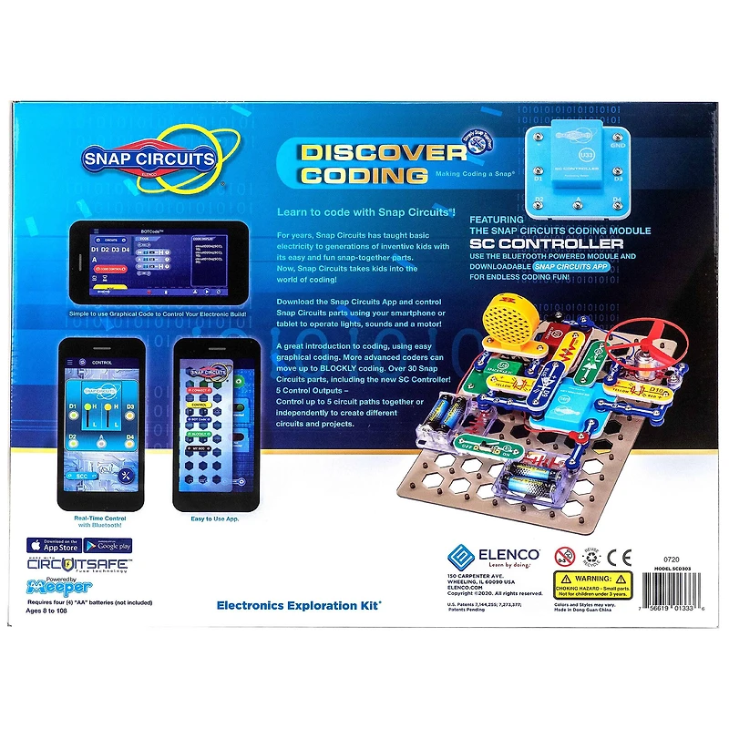 Elenco Snap Circuits Discover Coding Kit
