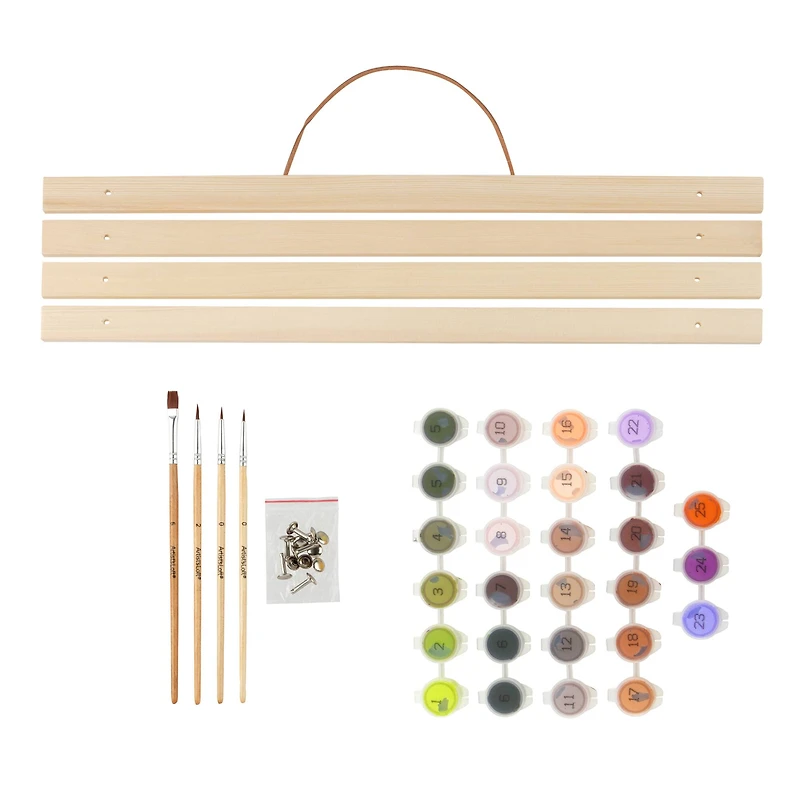 16" x 20" Cat with Lavender Paint-by-Number Kit by Artist's Loft®