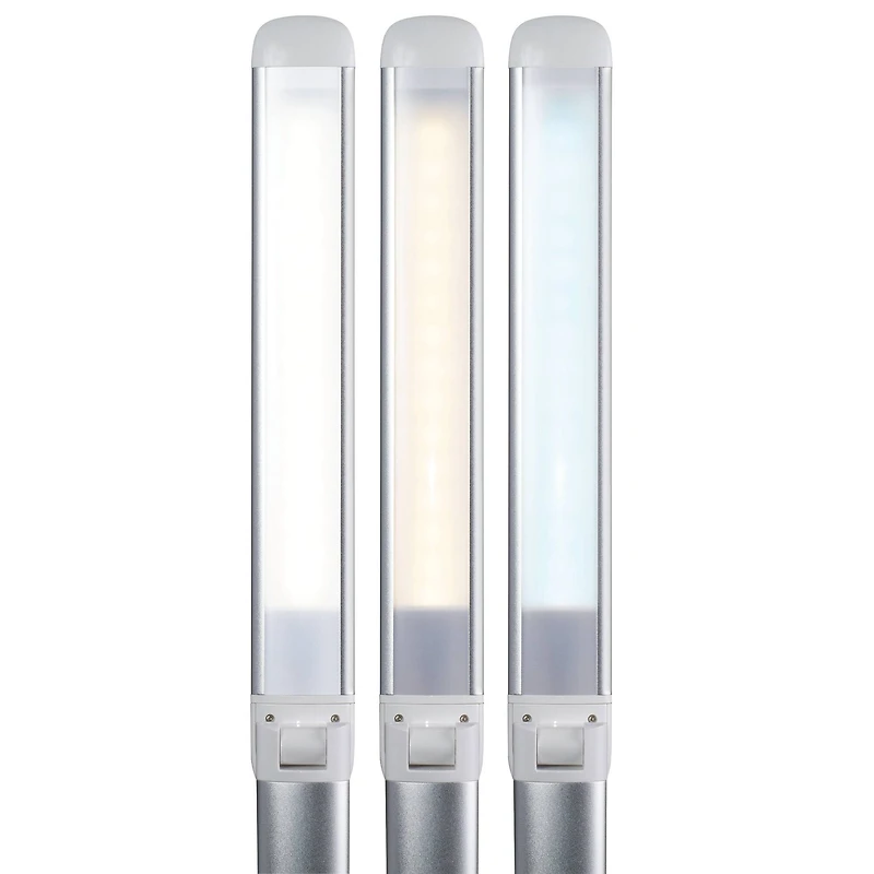 OttLite Wellness Series 29" White Command LED Desk Lamp with Voice Assistant