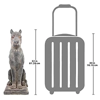 Design Toscano 32" The Great Dane Sentinel Quiet Strength Dog Statue